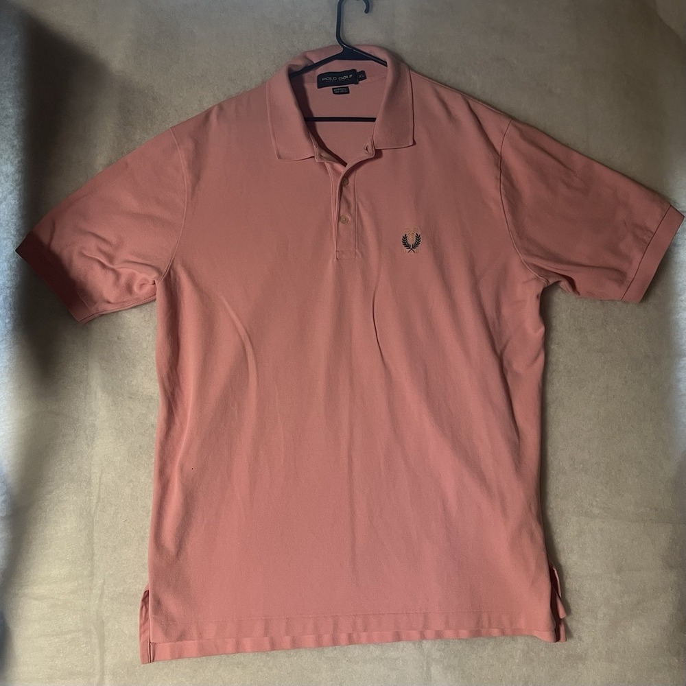Polo Golf Ralph Lauren Shirt Light Pink Men's Size XL